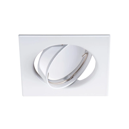 Zestaw 3x Oprawa sufitowa podtynkowa TRIBIS II GU10 PAR16 10W Kwadratowa Ruchoma Biała + Żarówka GU10 400lm 3000K Ciepła KANLUX