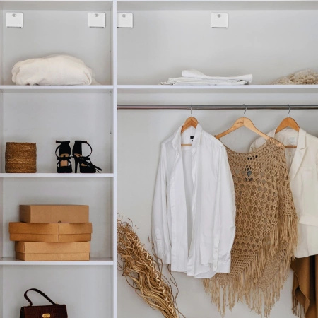 Lampka Podszafkowa Bateryjna 0.8W 15lm 4500K Neutralna 120° Biała Sanico Goldlux