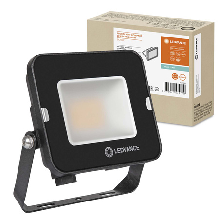 Naświetlacz LED 20W 2000lm 4000K IP65 Czarny LEDVANCE COMPACT V