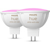 2PAK Żarówka LED MR16 6,3W CCT RGB PHILIPS HUE White & COLOR Ambiance Bluetooth Zigbee