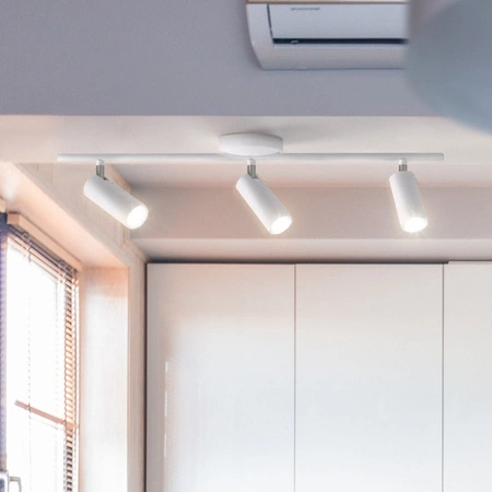 Lampa oprawa sufitowo-ścienna ruchoma regulowana 13,5W LED GAVI 3 biały 3000K GOLDLUX (Polux)