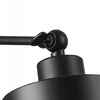 Kinkiet Ścienny Lampa Natynkowa Ruchomy E27 Czarny Elza Masterled