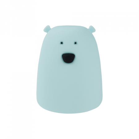 Lampka Nocna Dziecięca LED 3000K Ciepła + Wielokolorowa RGB Bateryjna Niebieska MAŁY MIŚ MARY'S