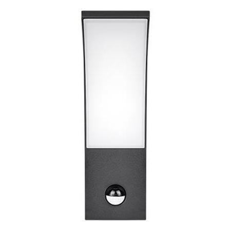 Kinkiet Ogrodowy Elewacyjny Lampa Zewnętrzna LED 9W 4000K IP54 z Czujnikiem Ruchu i Zmierzchu