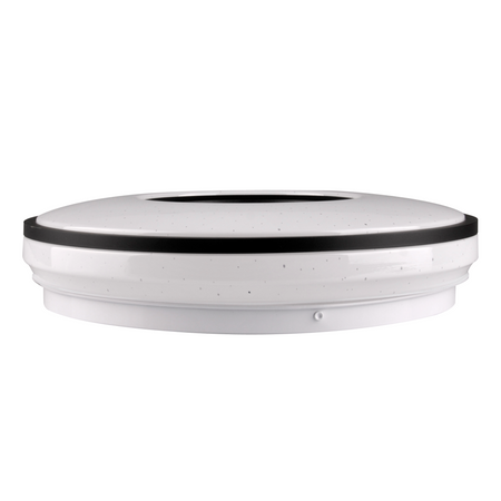 Plafon LED Oprawa Sufitowa 18W 1850lm 4000K Neutralna 120° Biała Czarna IP44 Detroit Sanico Goldlux