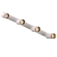 Lampa Listwa Oprawa Sufitowo-Ścienna LED 4 x GU10 ARRAS Biały GOLDLUX (Polux)