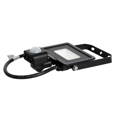 Naświetlacz LED Zewnętrzny Ogrodowy 10W 800lm 4000K Neutralny 120° z Czujnikiem Ruchu i Zmierzchu IP65 Czarny MHC Kobi