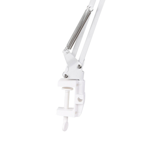 Lampka Biurkowa Stołowa E27 Biała Worker Sanico Goldlux