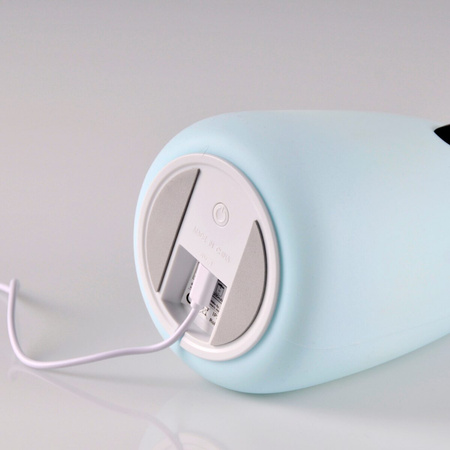 Lampka dekoracyjna nocna LED RGB z akumulatorem MIŚ Niebieski GOLDLUX (Polux)