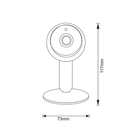 Kamera Wewnętrzna COSMO W1 Full HD 2Mpx Tuya SMART WIFI GOLDLUX (Polux) PIR