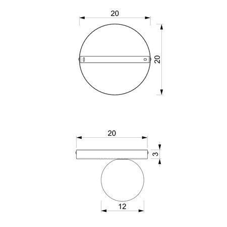 Lampa Sufitowa BIBIONE Złota 1xG9 Milagro