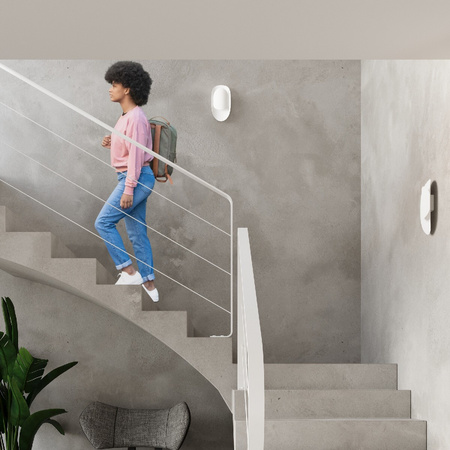 Lampa Ścienna Kinkiet G9 Owalna Biała Nowoczesna Tear Sollux