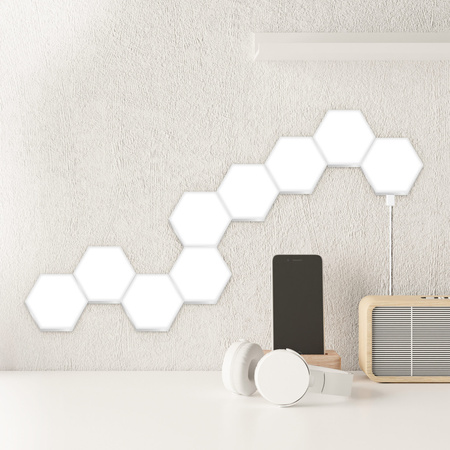 Lampa Dekoracyjna LED MAYA RGBW 9 Sześcianów Pilot RF Sanico Goldlux