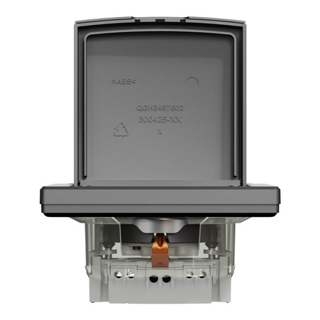 Gniazdo Pojedyncze z Ramką IP44 Jednokrotne z Klapką SCHNEIDER ASFORA