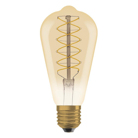 Żarówka LED Dekoracyjna ST64 Edison E27 7W = 48W 600lm 2200K Ciepła 320° Filament Ściemnialna Vintage 1906 Osram