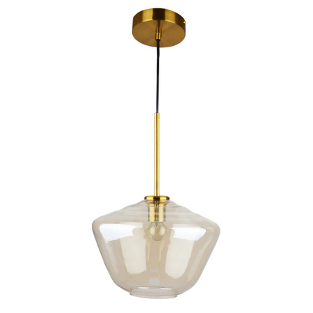 Lampa Sufitowa Wisząca Zwis E27 Złota Grea-m Sanico Goldlux