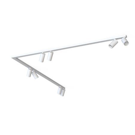 Lampa Sufitowa Oprawa Natynkowa Reflektor Punktowa 8x GU10 Biała Nowoczesna MONO CORNER 7751 Nowodvorski