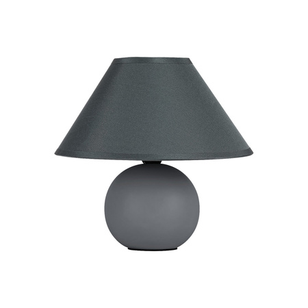 Lampa Stołowa Biurkowa Nocna E14 Szary Nowoczesny Ariel Rabalux