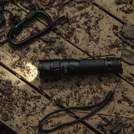 Latarka LED Taktyczna Szperacz USB Mocna Akumulatorowa IP65 PRO VA0077 VAYOX
