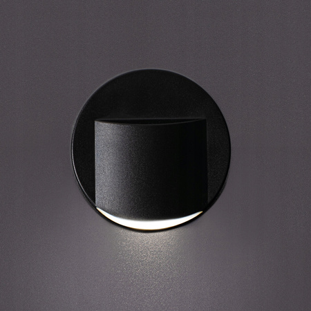 Oprawa Schodowa LED Erinus O 0,8W 4000K Neutralna Czarna KANLUX