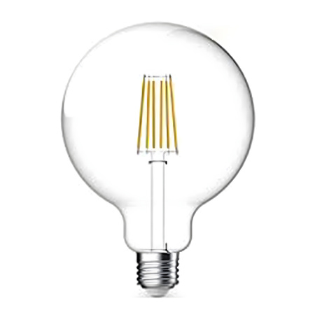 Żarówka LED E27 G125 12W=100W 1150lm 4000K Biała Neutralna 360° Filament