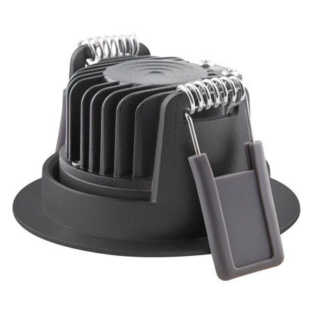 Panel LED Oprawa Podtynkowa Punktowa 8W 680lm CCT Ściemnialna Oczko Spot Czarny Air Adjust Ledvance