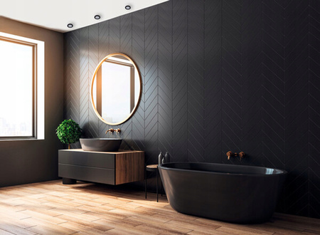 Oprawa Sufitowa Podtynkowa Wpuszczana Gx5,3/GU10 Pierścien Czarny FLINI IP44 DSO-W KANLUX