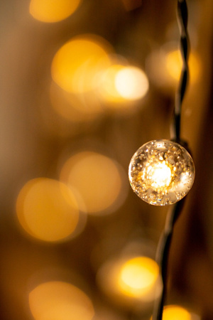 Girlanda Solarna Ogrodowa OZDOBNA Łańcuch Świetlny 20 Kulek Ciepła 400 cm