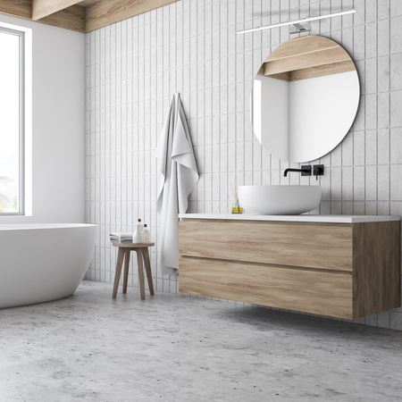 Lampa Ścienna Kinkiet SPLASH Chrom 100cm 21W LED Milagro