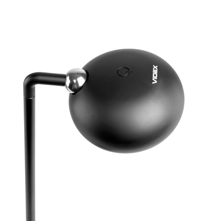 Lampka Biurkowa LED 3W 300lm 5500K Zimna Czarna Ściemnialna Videx