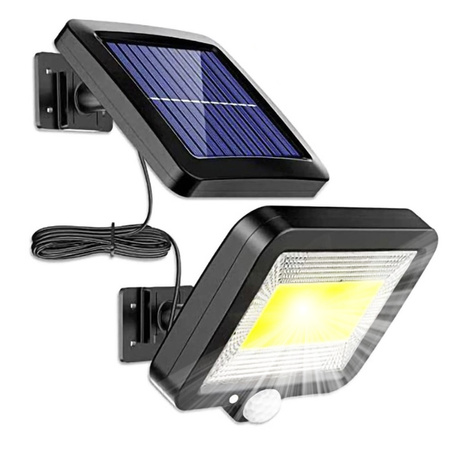 Naświetlacz Solarny LED 5W 5500-6000K Zimna IP54 Masterled Czujnik Ruchu
