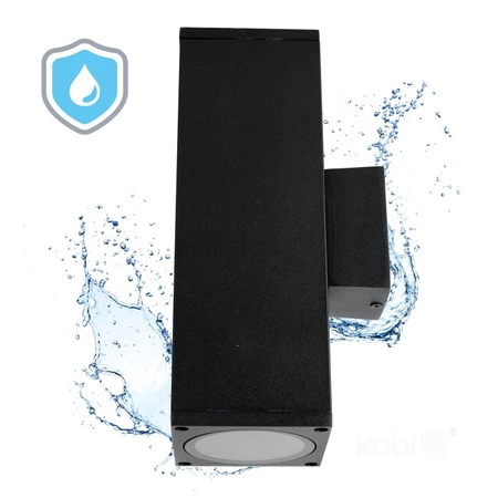 Lampa Ogrodowa Zewnętrzna Kinkiet Elewacyjny GU10 LED IP54 KOBI