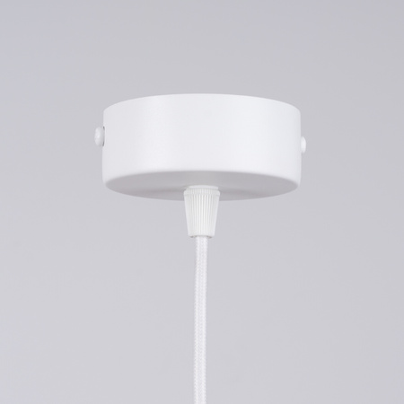 Lampa Sufitowa Wisząca Zwis G9 Nieregularna Biała Nowoczesna Brina Sollux