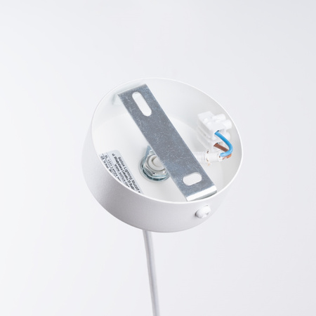 Lampa Sufitowa Wisząca Zwis G9 Nieregularna Biała Nowoczesna Brina Sollux