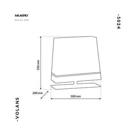 Lampa Stojąca Podłogowa VOLANS 1xE27 Brązowo-Srebrna Milagro