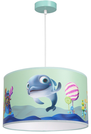 Lampa Wisząca Sufitowa DELFINKA FINKA MiniMini 1xE27 Milagro