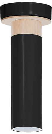 Lampa Sufitowa Pedro Czarna 1xGU10 Milagro