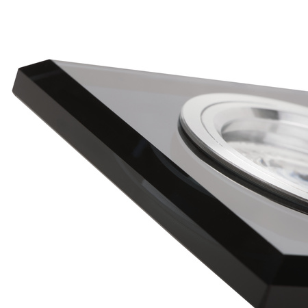 Oprawa sufitowa podtynkowa MORTA GU5.3 12AC/DC Kwadratowa Transparentna KANLUX