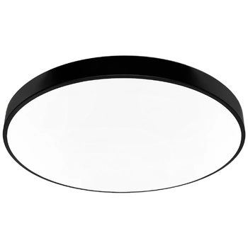 Plafon LED Lampa Sufitowa Natynkowa 80W 4000K CRI>85 HOUSTON Czarna 80cm