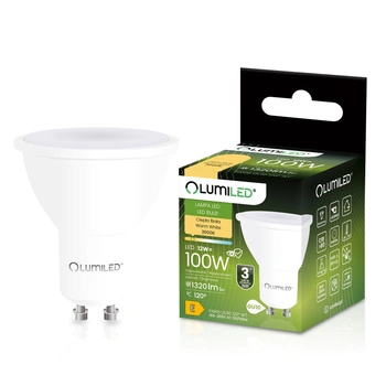 Żarówka LED GU10 Reflektor PAR16 12W = 100W 1320LM 3000K Ciepła 120° LUMILED