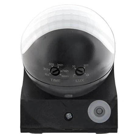 Czujnik Ruchu Zewnętrzny Regulowany PIR IP44 Czarny