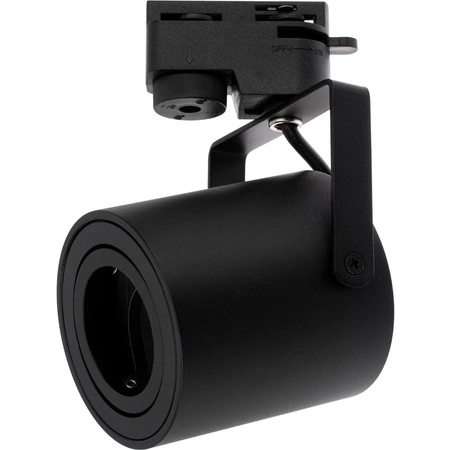 Reflektor Szynowy GU10 Czarny Mat Lampa do Szynoprzewodów Jednofazowych