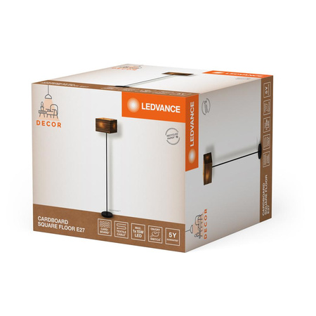 Lampa Podłogowa Oprawa Stojąca Dekoracyjna E27 Brązowy Decor Ledvance