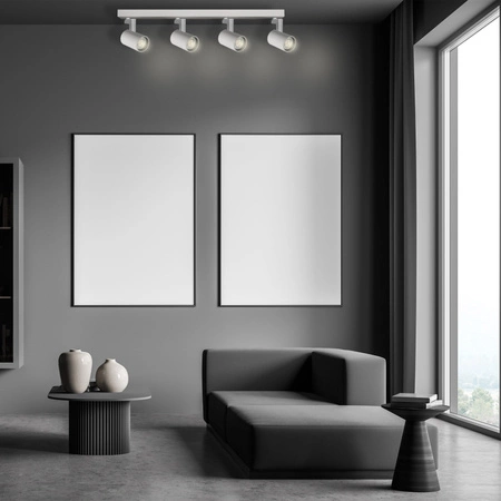 Oprawa Ścienno-Sufitowa Reflektor Punktowy 4x GU10 Biała LYNX Sanico Goldlux