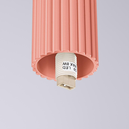 Lampa Łazienkowa Oprawa Natynkowa Sufitowa G9 Okrągła Pomarańczowa Nowoczesna Matowa IP44 Halo Sollux