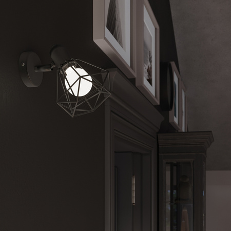 Lampa Sufitowa Listwa Oświetleniowa 2x E14 Żyrandol Geometryczna Geometryczna Czarna Nowoczesna Artemis Sollux