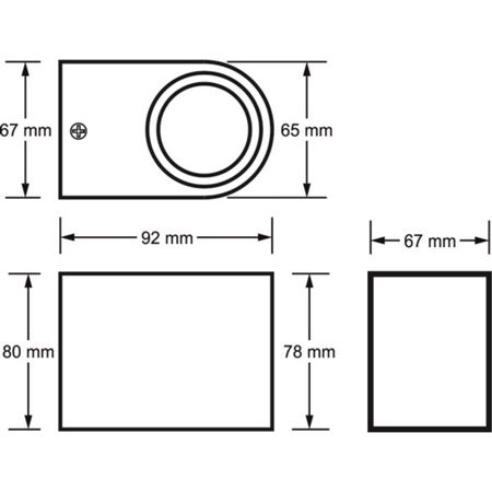 Kinkiet Ogrodowy Elewacyjny Lampa Zewnętrzna GU10 Czarna