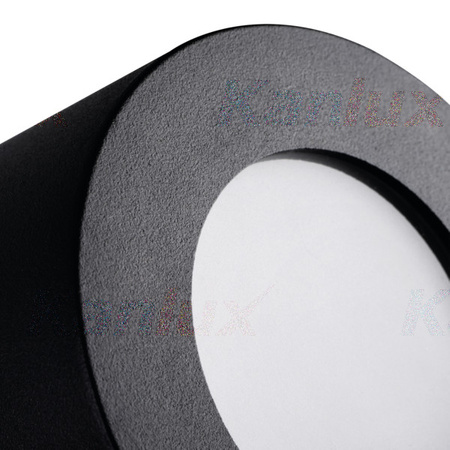 Oprawa natynkowa halogenowa SPOT TUBA okrągła SANI GU10 czarna IP44 Kanlux