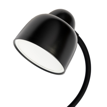 ZESTAW Lampka Biurkowa LED 5W CCT Kreślarska Stołowa Szkolna TESA 2 Czarna + Adapter USB 5V/1A DC LUMILED