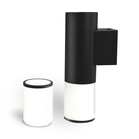 Kinkiet Ogrodowy Lampa Elewacyjna Zewnętrzna IP54 2x GU10 Szara Videx